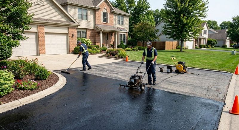 Residential Asphalt Sealing in Greenville, SC