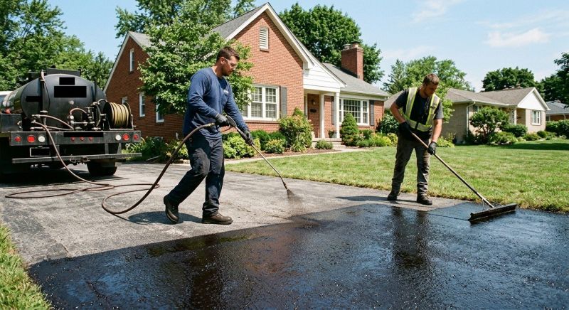 Blacktop Sealcoating in Greenville, SC